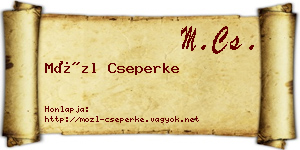 Mözl Cseperke névjegykártya